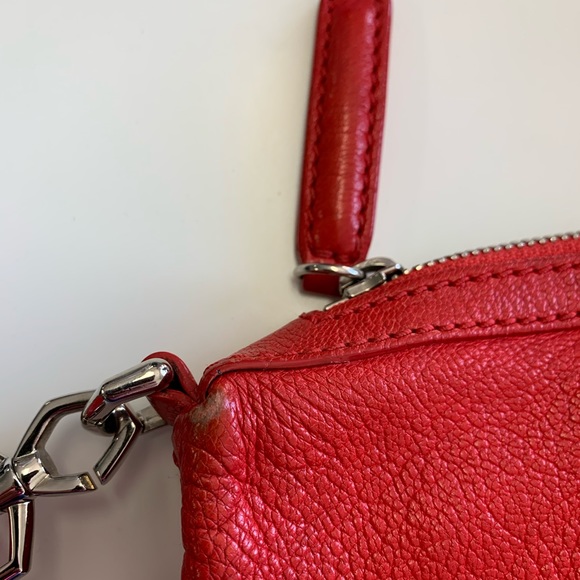 Givenchy Micro Nightingale Shoulder Bag in Red - Picture 8 of 14